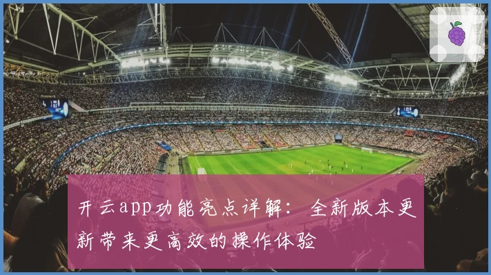 开云app功能亮点详解：全新版本更新带来更高效的操作体验