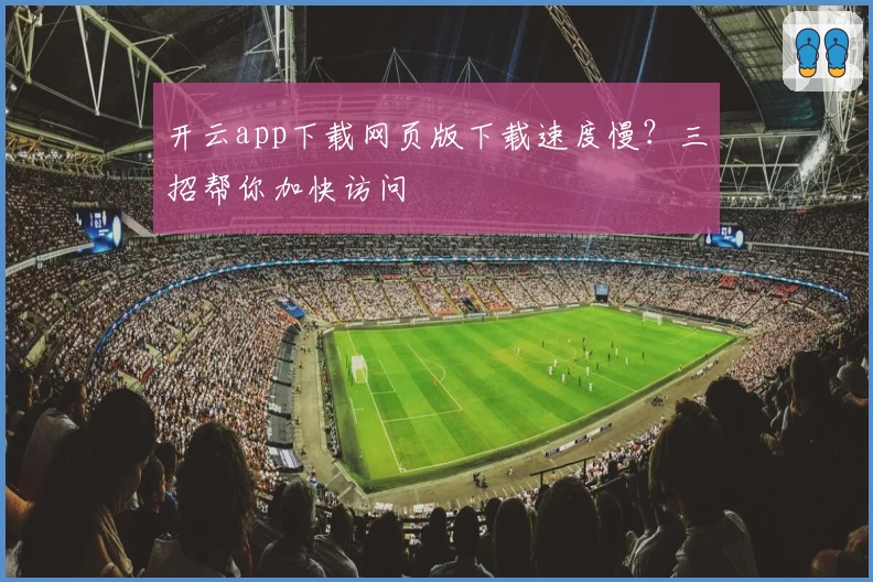 开云app下载网页版下载速度慢？三招帮你加快访问